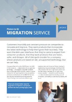 Download Photon to Qt Migration Service whitepaper