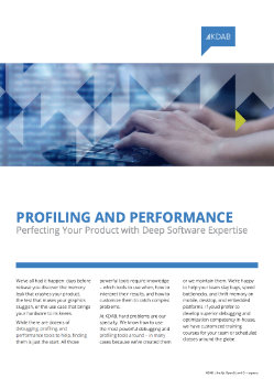 Download Profiling and Performance whitepaper