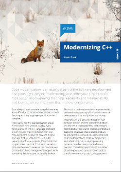 Download Modernizing C++ whitepaper